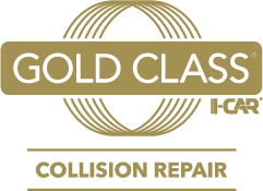 gold Class Logo collision repair